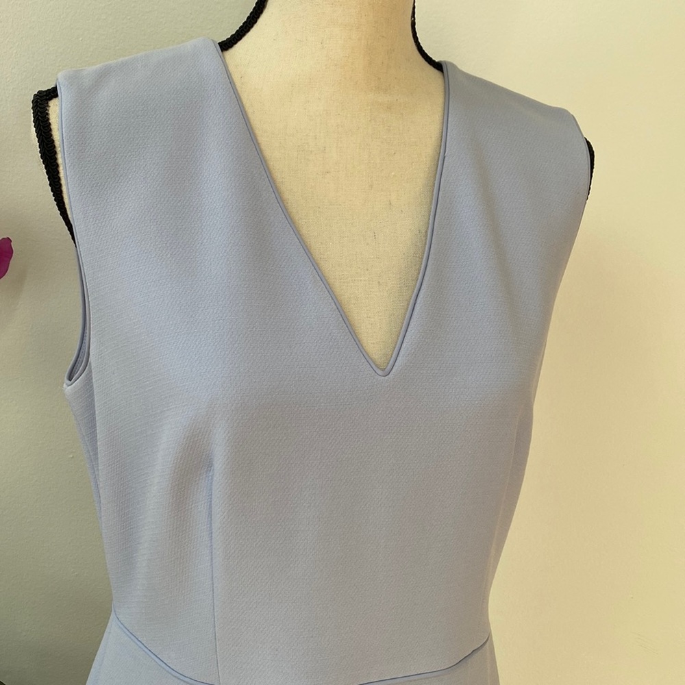 Sleeveless dress.  Pretty lilac color.